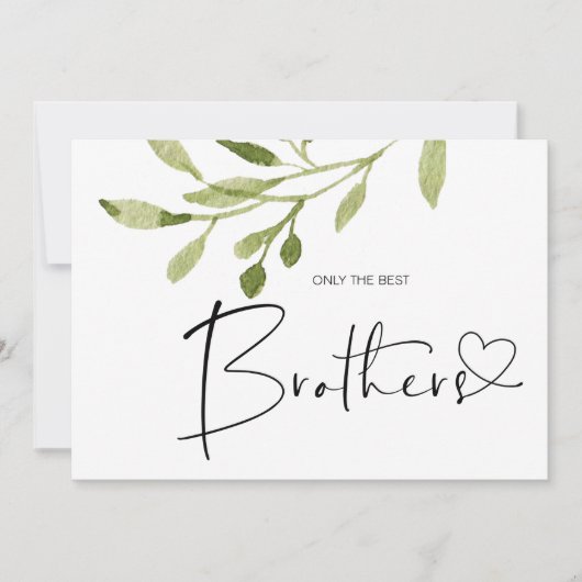 Zwangerschap onthullen Broeder Baby Aankondiging K (Voorkant)