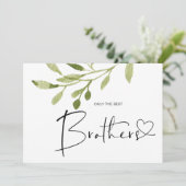 Zwangerschap onthullen Broeder Baby Aankondiging K (Staand voorkant)