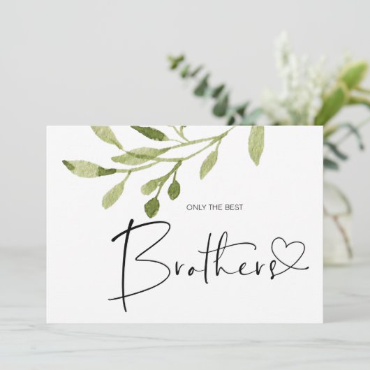 Zwangerschap onthullen Broeder Baby Aankondiging K (Staand voorkant)