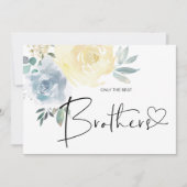 Zwangerschap onthullen Brother Oom Baby Aankondigi Kaart (Voorkant)