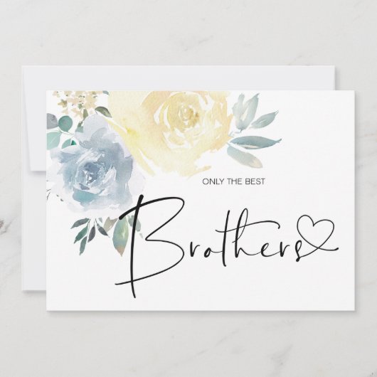 Zwangerschap onthullen Brother Oom Baby Aankondigi Kaart (Voorkant)