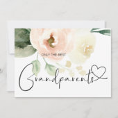 Zwangerschap onthullen Grootouders Nieuwe Baby Roz Kaart (Voorkant)