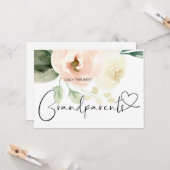 Zwangerschap onthullen Grootouders Nieuwe Baby Roz Kaart (Voorkant / Achterkant in situ)