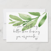 Zwangerschap onthullen Nieuwe grootouders Verwacht Kaart (Voorkant)