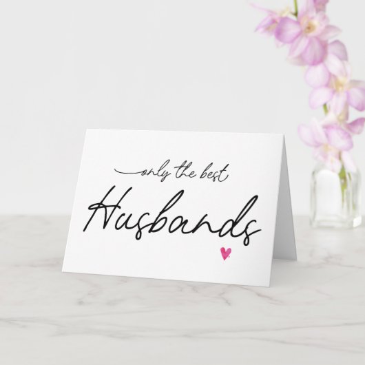 Zwangerschap onthult echtgenoot vader om zwanger t kaart (Orchidee)