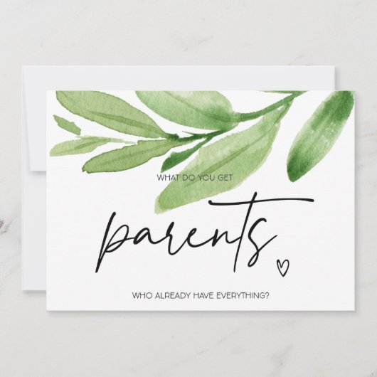 Zwangerschap onthult verrassende ouders die Baby v Kaart (Voorkant)