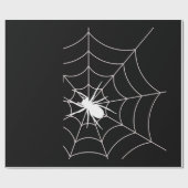 Zwangerschap op het spinnenweb Aankondiging Hallow Cadeaupapier (Vlak)
