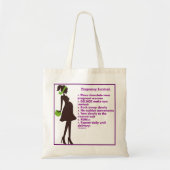 Zwangerschap Overlevingszak Tote Bag (Voorkant)