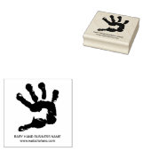 Zwangerschap Pasgeboren Baby Hand Rubberstempel (Gestempeld)