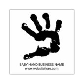 Zwangerschap Pasgeboren Baby Hand Rubberstempel (Afrduk)