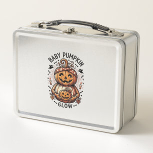 Zwangerschap Pompoen Shirt Vintage Halloween Buik