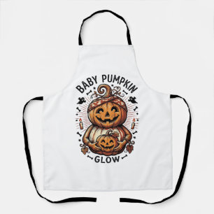 Zwangerschap Pompoen Shirt Vintage Halloween Buik Schort