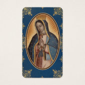 Zwangerschap Prayer Guadalupe katholiek Visitekaartje (Voorkant)