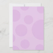 Zwangerschap Silhouette Paarse Baby shower Kaart (Achterkant)