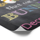 Zwangerschap tijdens de paasperiode poster (Hoek)