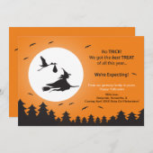 Zwangerschap tijdens de zwangerschap aankondiging (Voorkant / Achterkant)