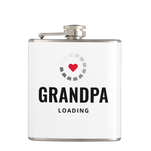 Zwangerschap Ultrageluid Sonogram Baby Foto Heupfles (Voorkant)