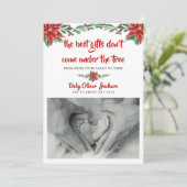 Zwangerschap Vakantie Aankondiging | Moderne foto (Staand voorkant)