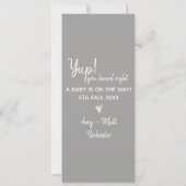 Zwangerschap van Big Brother/Zuster Pet Aankondigi Aankondiging (Achterkant)