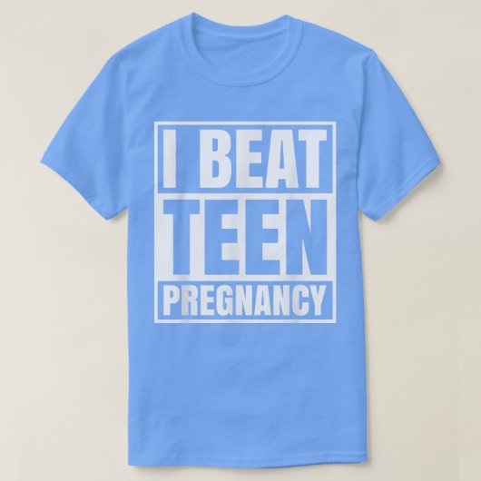 Zwangerschap van Teen T-shirt (Design voorkant)