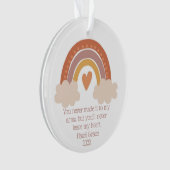 Zwangerschap Verlies Miskraam Kerstversiering Ornament (voorkant)