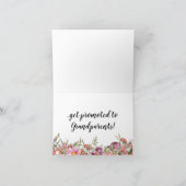 Zwangerschap Vertel het Roos Waterverf ouders Kaart (Binnen)