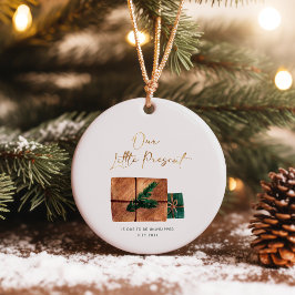 Zwangerschap Verwacht kerstmis Nieuwe baby Keramisch Ornament