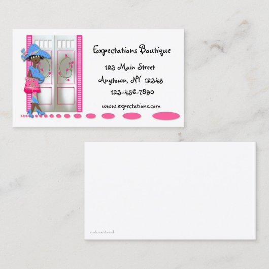 Zwangerschap Visitekaartje (Voorkant / Achterkant)