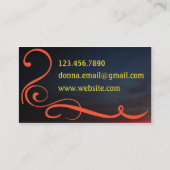 Zwangerschap Visitekaartje (Achterkant)