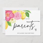 Zwangerschap Voor ouders Een Baby verwachten Kaart (Voorkant)