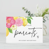 Zwangerschap Voor ouders Een Baby verwachten Kaart (Staand voorkant)