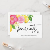 Zwangerschap Voor ouders Een Baby verwachten Kaart (Voorkant / Achterkant in situ)