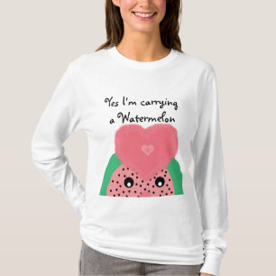 Zwangerschap - Watermeloen T-shirt