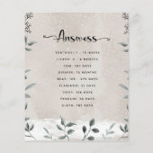 Zwangerschap Winterspelen Baby shower (Achterkant)