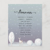 Zwangerschap Winterspelen Baby shower (Achterkant)