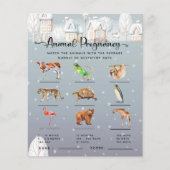 Zwangerschap Winterspelen Baby shower (Voorkant)