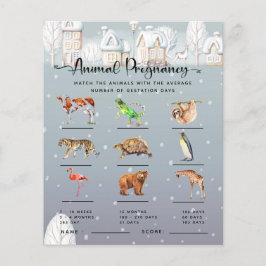 Zwangerschap Winterspelen Baby shower