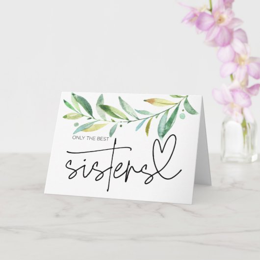 Zwangerschap Zuster Tante om zwanger te worden Kaart (Orchidee)