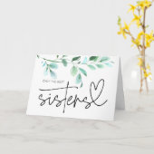 Zwangerschap Zuster Tante om zwanger te zijn Kaart (Gele Bloem)