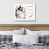 Zwangerschap Zwangerschap Baby Verwacht prijsopgav Canvas Afdruk (Insitu (Slaapkamer))