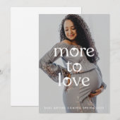 Zwangerschap Zwangerschap Foto Aankondiging (Voorkant / Achterkant)