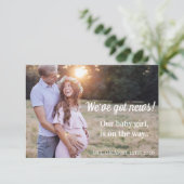 Zwangerschap Zwangerschap Kaart (Staand voorkant)