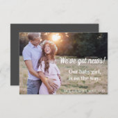 Zwangerschap Zwangerschap Kaart (Voorkant / Achterkant)