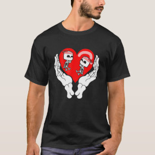 Zwangerschap Zwangerschap Meisje Twin X-Ray Zwange T-shirt