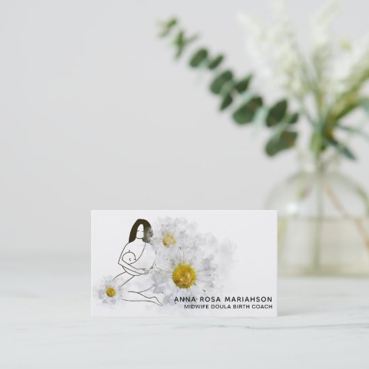 *~* Zwangerschap Zwangerschap Zwangerschap Zwanger Visitekaartje (Staand voorkant)