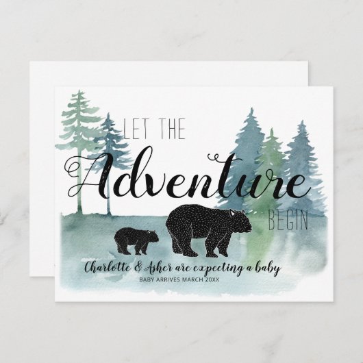 Zwangerschap Zwangerschap Zwangerschap Zwangerscha Aankondiging (Voorkant / Achterkant)