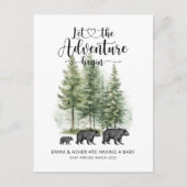 Zwangerschap Zwangerschap Zwangerschap Zwangerscha Aankondigingskaart (Voorkant)