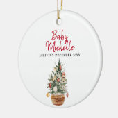 Zwangerschap Zwangerschap Zwangerschap Zwangerscha Keramisch Ornament (Links)