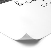 Zwangerschaps Aankondiging Schattige Binnenkort Ec Poster (Hoek)