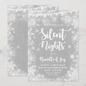 Zwangerschaps- en kerstkaartje Rustisch Lijst Feestdagenkaart (Voorkant / Achterkant)